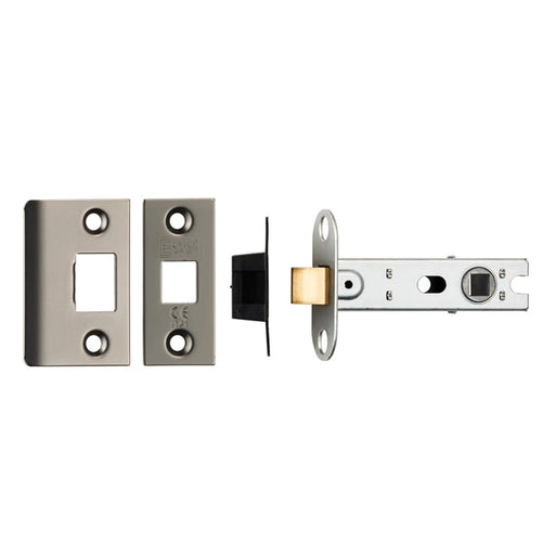 Stax 76Mm Bolt-Through Tubular Latch - 8Mm Follower - Square - Matt Bronze