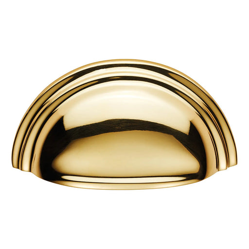 Victorian Cup Pull 76Mm C/C - Polished Brass 76 ( 92 )