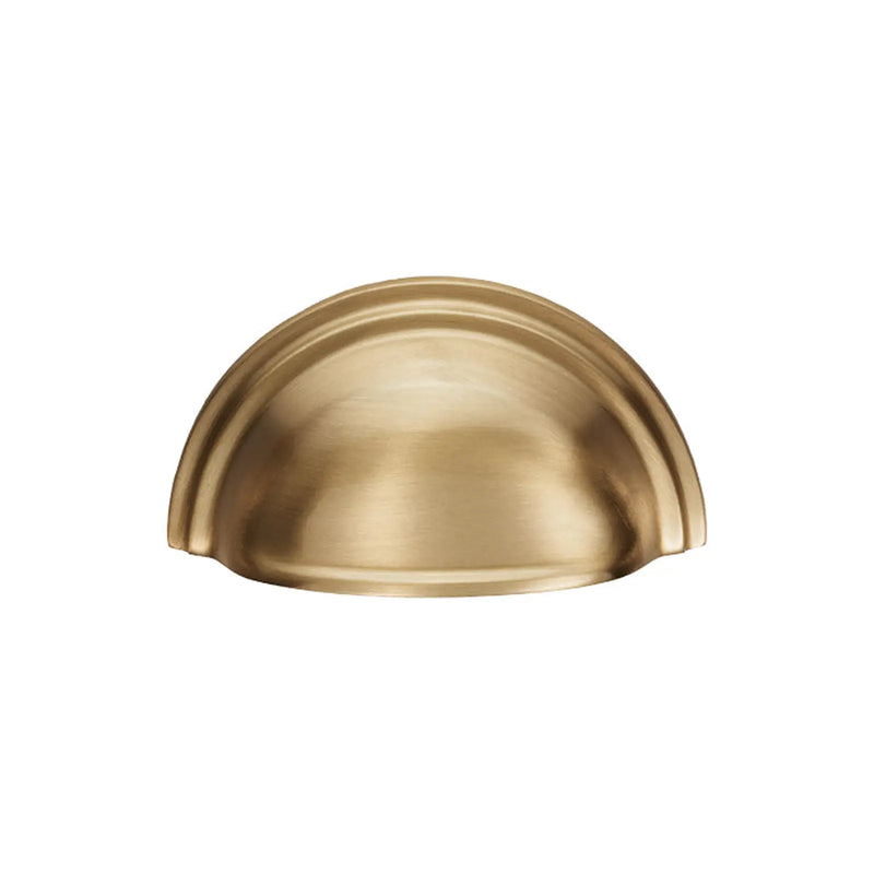 Victorian Cup Pull 76Mm C/C - Satin Brass