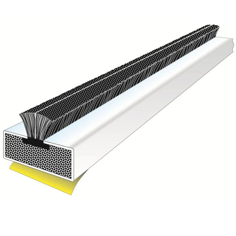 White 2.1 Mtr Fire & Smoke Door Seals S/A 20Mm X 4Mm (Lp2004Ss) ( One Pack Contains X 25 ) - White 20 x 4