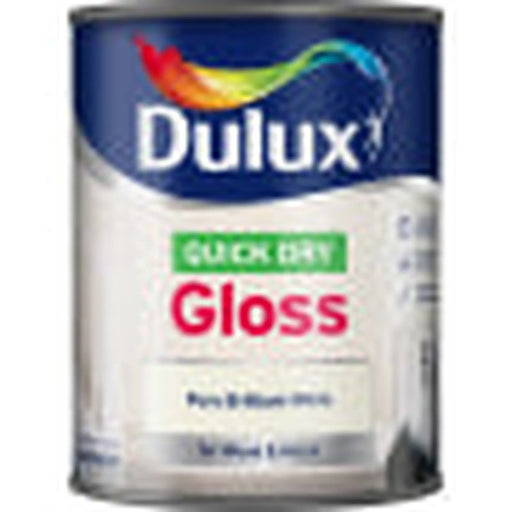 Dulux Quick Dry Gloss 750ml Pure Brilliant White