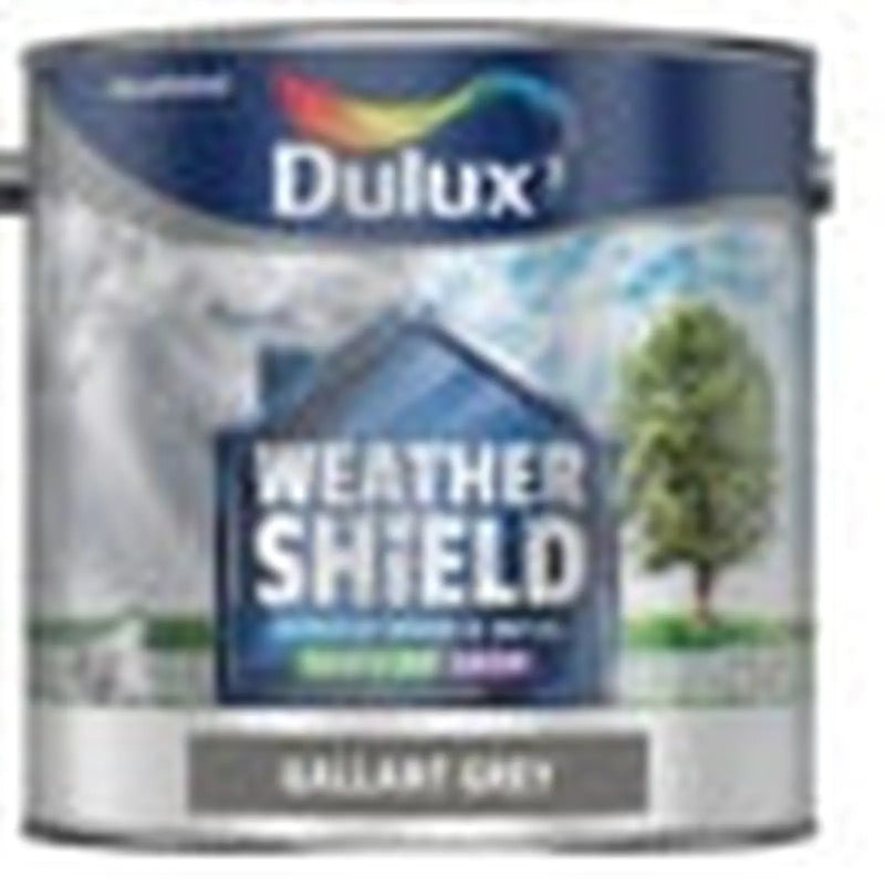 Dulux Weathershield Quick Dry Satin 2.5L Gallant Grey