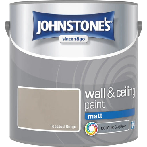 Johnstone's Wall & Ceiling Matt 2.5L Toasted Beige