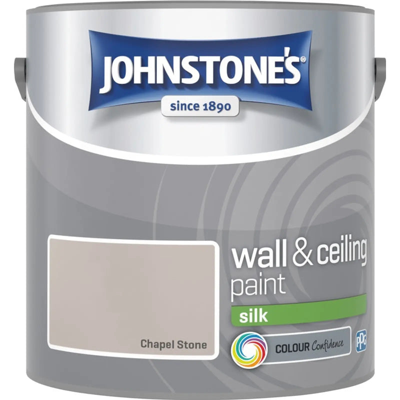 Johnstone's Wall & Ceiling Silk 2.5L Chapel Stone