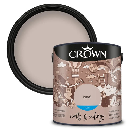 Crown Walls & Ceilings Matt 2.5L Hare