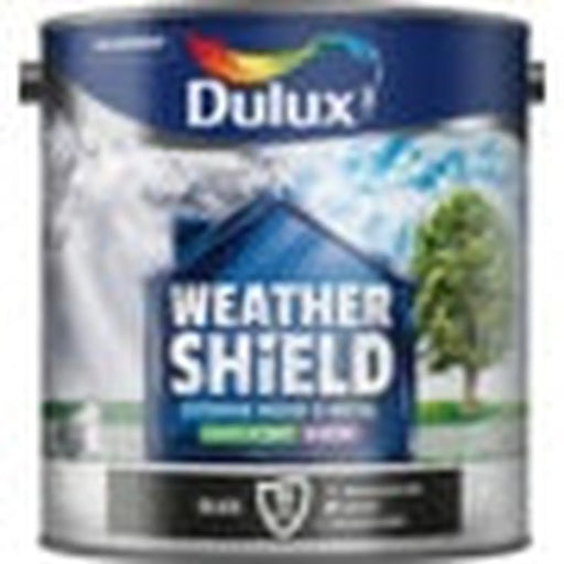 Dulux Weathershield Quickdry Satin 2.5L Black