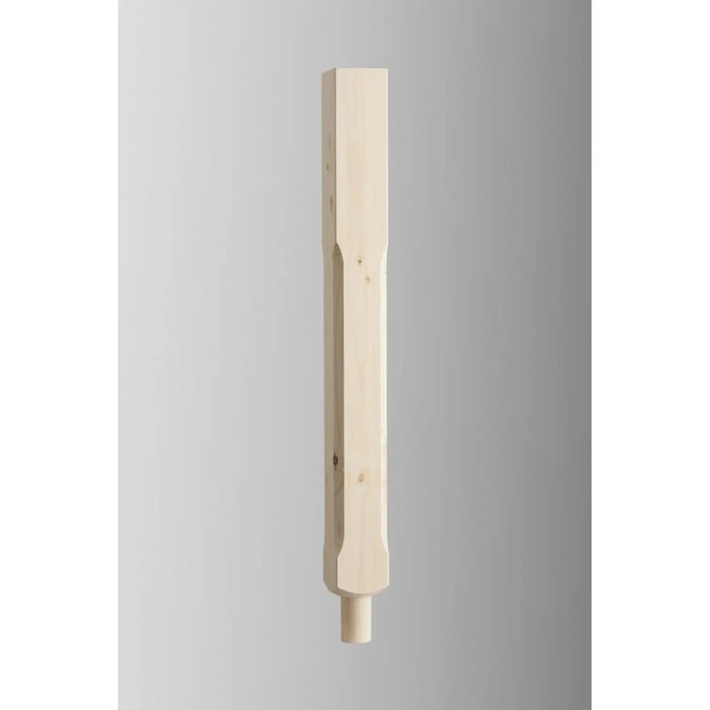 Cheshire Mouldings Spigot Newel Pine 91 x 850