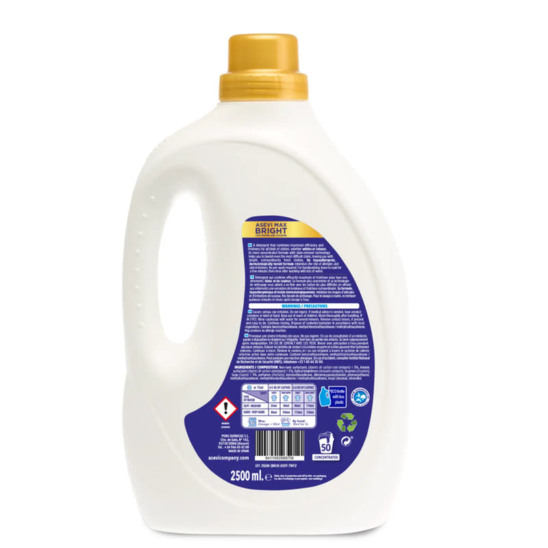 Asevi Max Bright Detergent 50 Wash