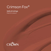 Crown Walls & Ceilings Matt 2.5L Crimson Fox