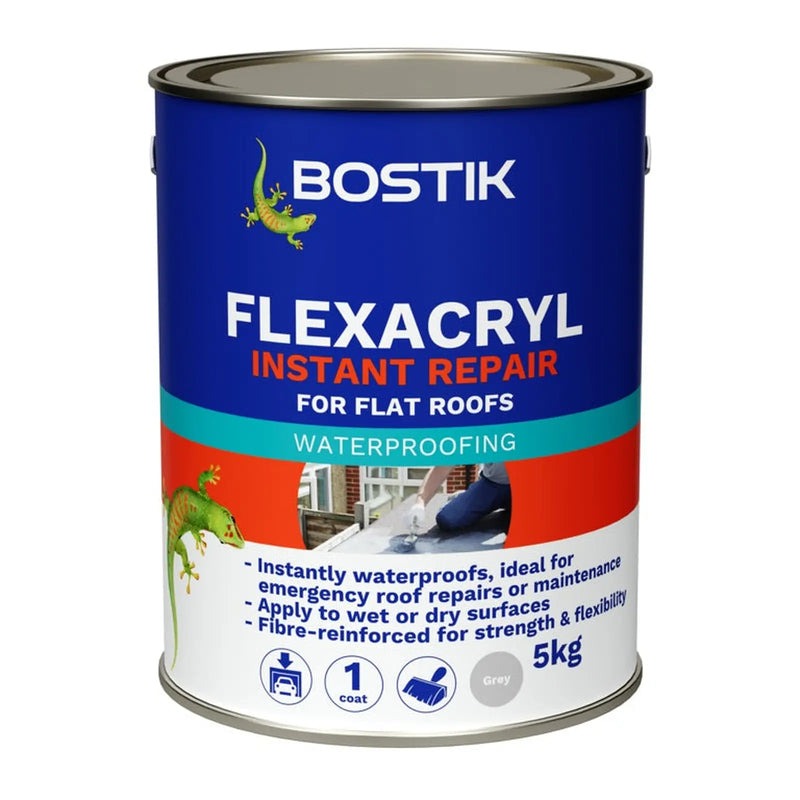 Bostik Flexacryl Instant Repair 5kg Grey