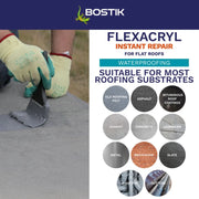 Bostik Flexacryl Instant Repair 5kg Grey