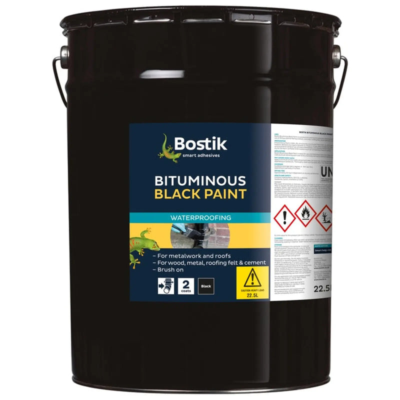 Bostik Bituminous Black Paint 22.5L
