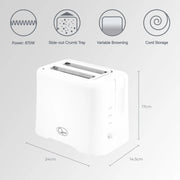 Quest 2 Slice Toaster White