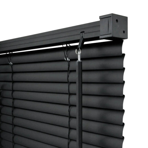 RENAISSANCE PVC Wide Venetian Blind Black 60cm