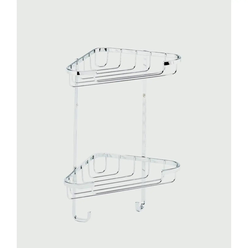 Croydex 2 Tier Corner Basket Small