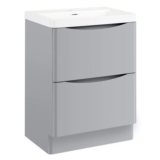 SP Ocata Grey Floor Standing Vanity Unit 600mm