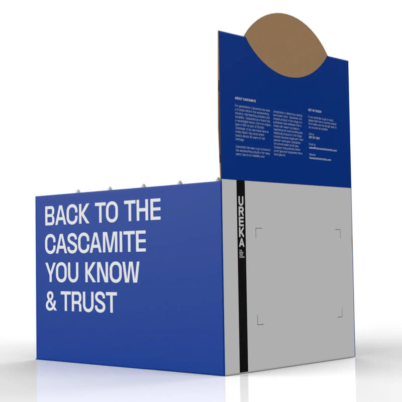 Cascamite Countertop Display Unit SUPPLIED EMPTY