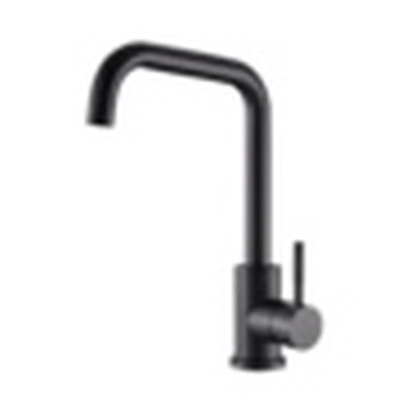 Reginox Salina Swan Neck Single Lever Tap Matt Black