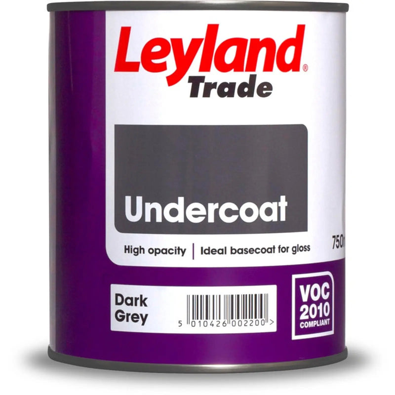 Leyland Trade Undercoat  750ml Dark Grey