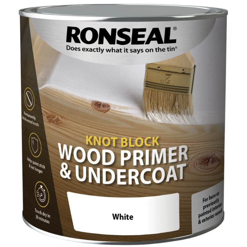 Ronseal Knot Block Primer & Undercoat 2.5L White