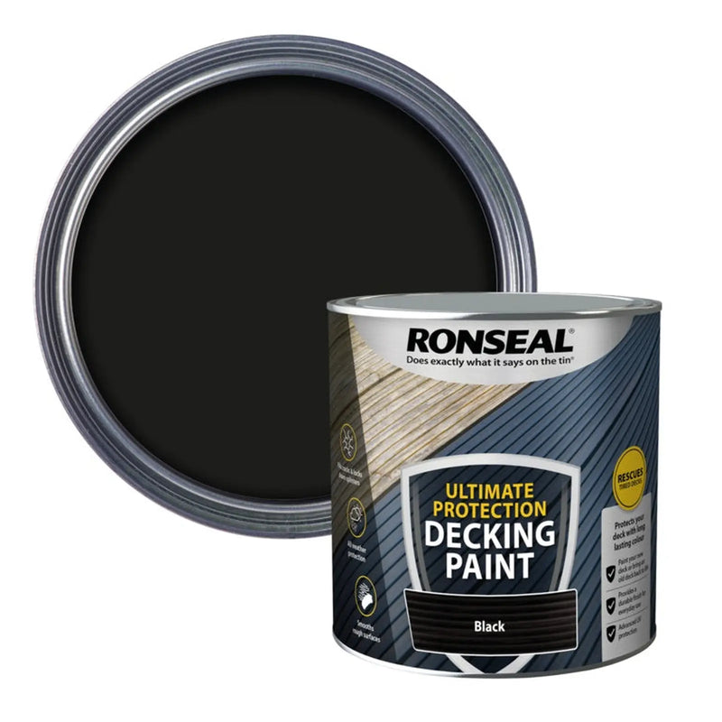Ronseal Ultimate Protection Decking Paint 2.5L Black