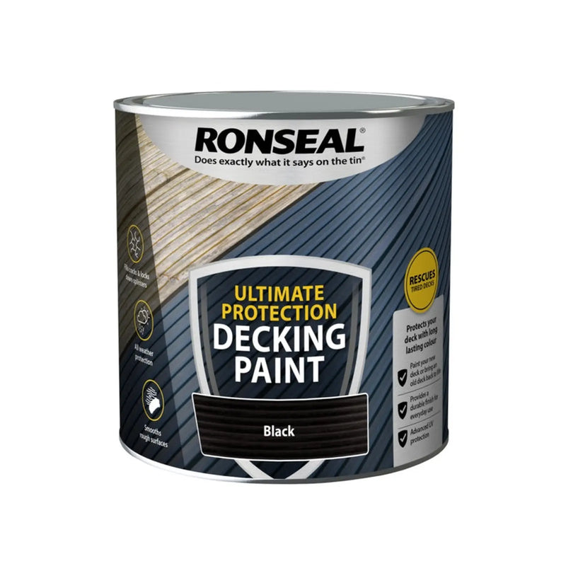 Ronseal Ultimate Protection Decking Paint 2.5L Black