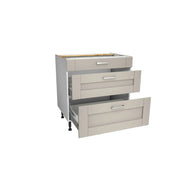 Gower Rapide Verona Pebble 3 Drawer Unit 800mm