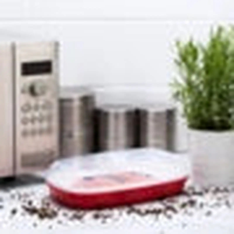 Pendeford Microwave It Fish Steamer Red