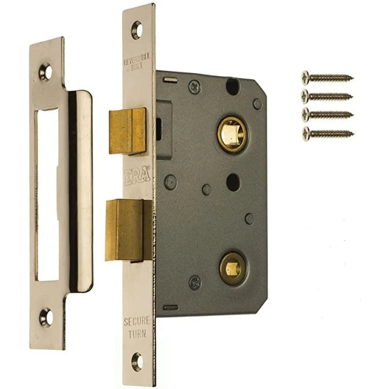 Era Bathroom Lock 3" Finish: Chrome
