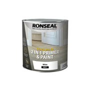 Ronseal Stays White 2in1 Primer & Paint 2.5L White Matt