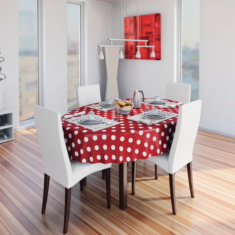 Stax d-c-fix® Manhattan Tablecloth - Venita Rot 20m Roll x 140cm