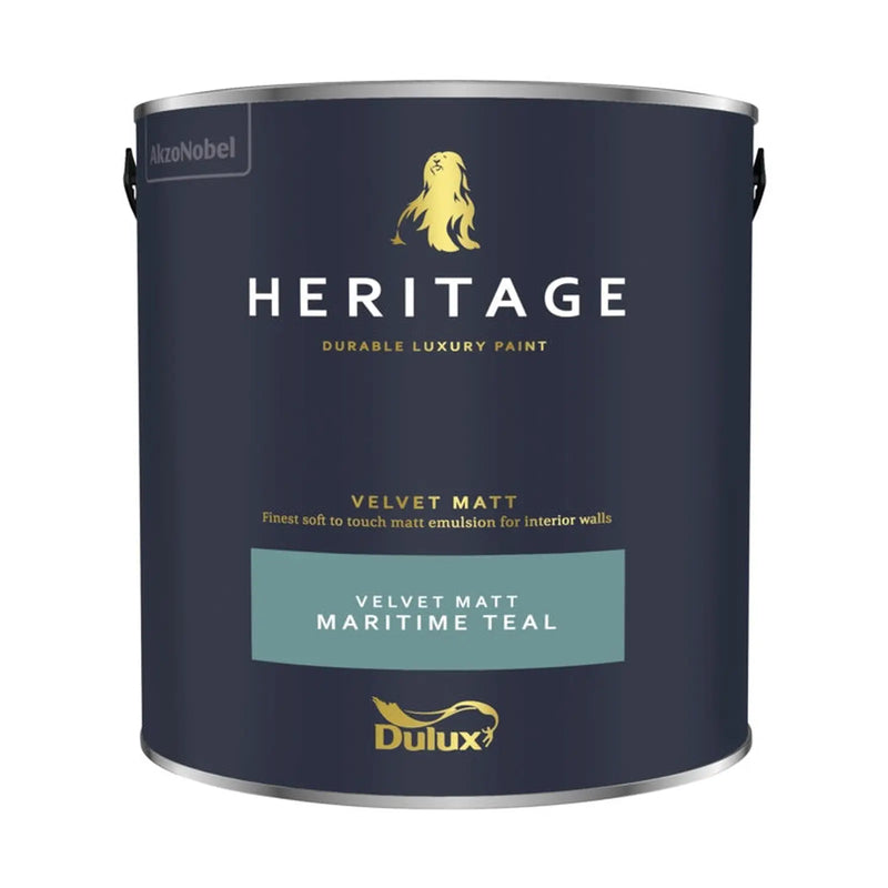 Dulux Heritage Matt 2.5L Maritime Teal