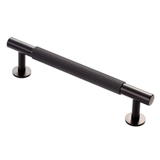 Lines Cabinet Pull Handle 128Mm C/C - Matt Black