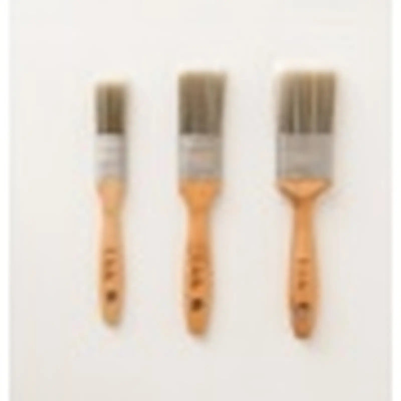 LickTools Bamboo Handle Flat Brush Set 1" Flat / 1.5" Flat / 2" Flat