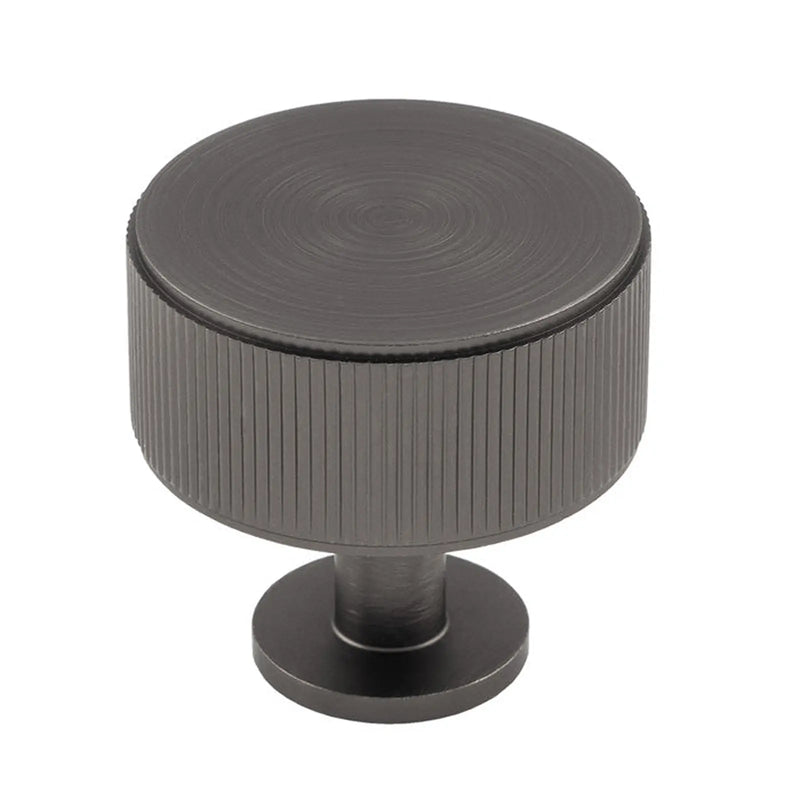 Lines Cabinet Radio Knob - Anthracite