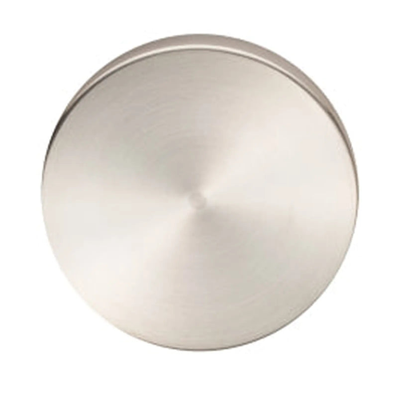Escutcheon - Blank Profile - Push-On Round Rose - Satin Stainless Steel