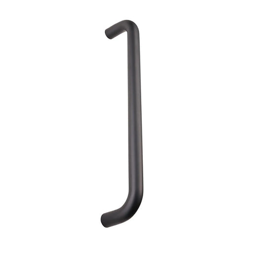19Mm Dia. D Pull Handle - 300Mm C/C - Bolt Through Fixing - Matt Black