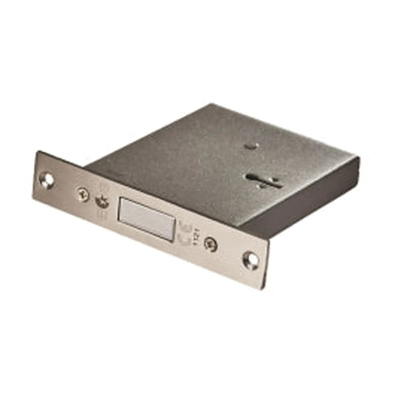 102Mm Fb2 Deadlock - Square - Satin Stainless Steel