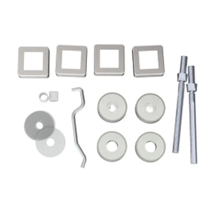 Back To Back Fixing Pack - 19Mm Dia. Pull Handle - Satin Stainless Steel