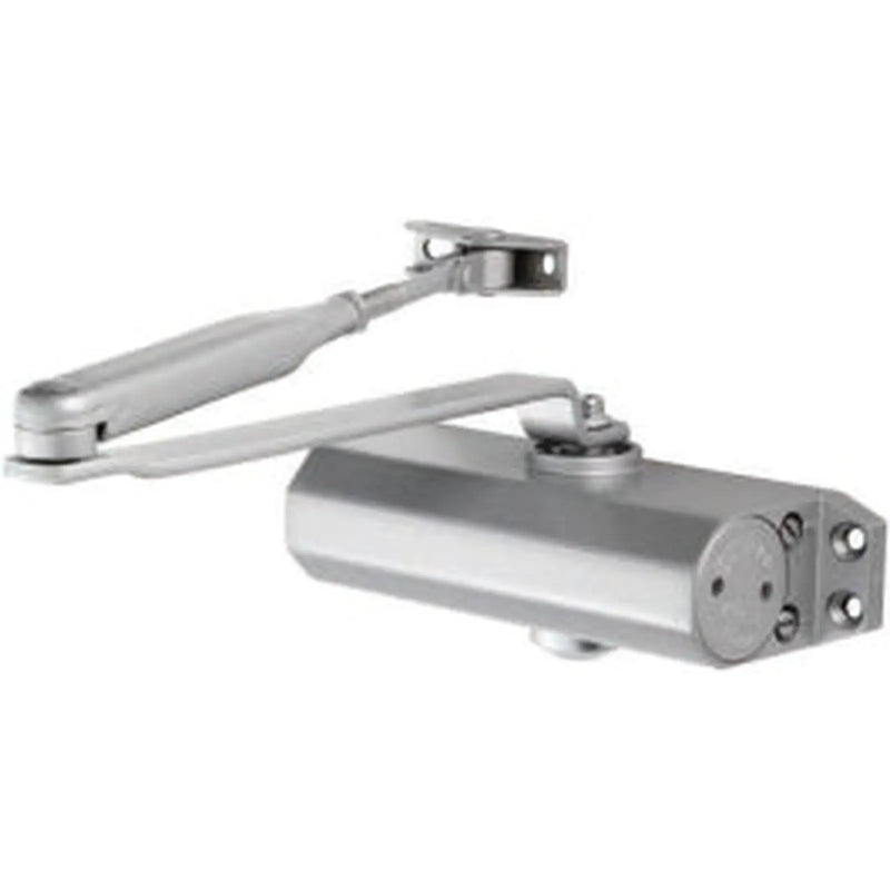 Overhead Door Closer Fixed Size 3 C/W Fig 6 Bracket - Silver