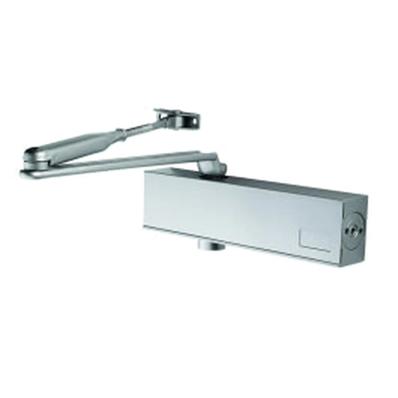 Overhead Door Closer Variable Power Size 2-4 C/W Backcheck & Fig 66 Bracket - Silver