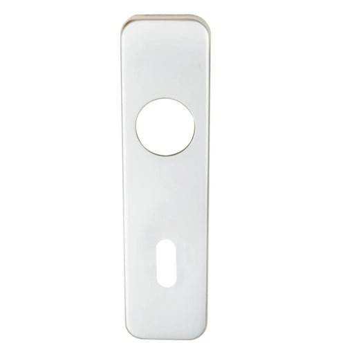 57Mm C/C Lock Plate (Pair) - Satin Anodised Aluminium