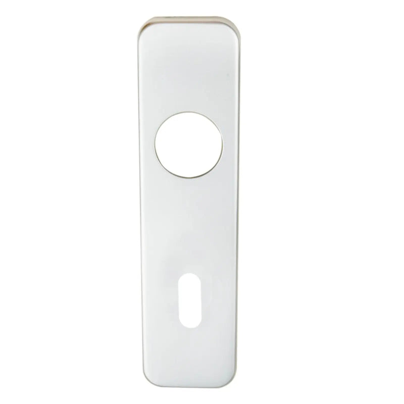 57Mm C/C Lock Plate (Pair) - Satin Anodised Aluminium