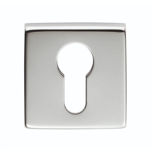 Escutcheon - Euro Profile On Concealed Fix Square Rose Artqe Cro (Polished Chrome) - Polished Chrome