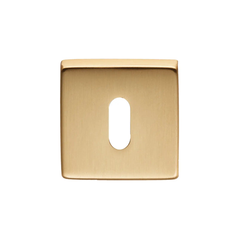 Escutcheon - Lock Profile On Concealed Fix Square Rose Osa (Satin Brass) - Satin Brass