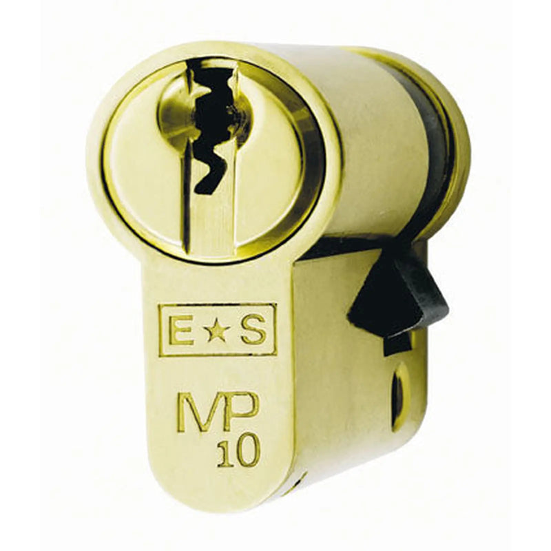 Mp10 42Mm Euro Single Cylinder - Mk - Polished Brass