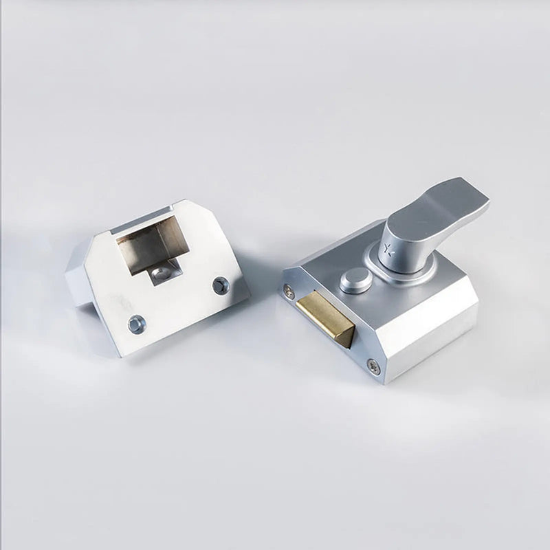 Night Latch Double Locking Narrow Operation - Satin Chrome 40mm