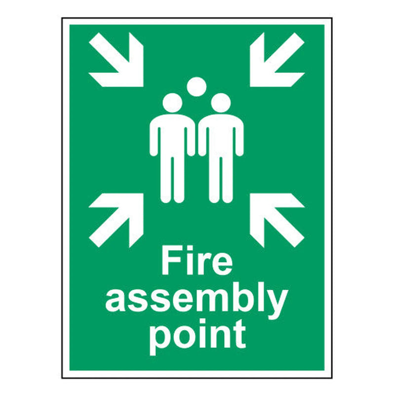 Centurion Fire assembly point - PP (300 x 400mm) - Min Order 2