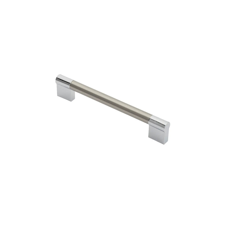 13Mm Keyhole Handle 160Mm C/C - Satin Nickel/Polished Chrome 160 ( 172 )