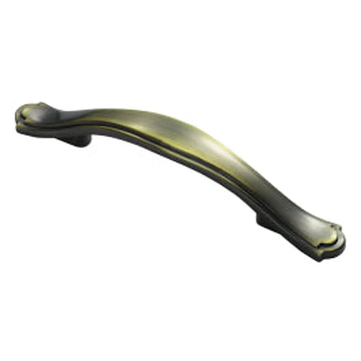 Traditional Stepped Edge Handle 76Mm C/C - Antique Burnished Brass 76 ( 130 )